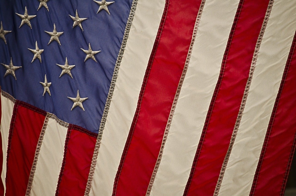 アメリカ国旗、アメリカ英語のイメージ